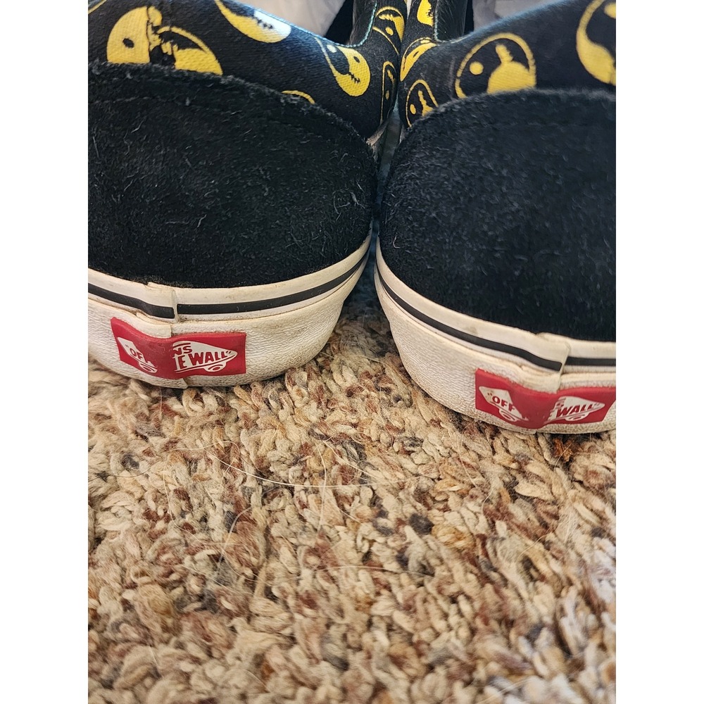 Vans Old Skool Daze Later Yin Yang Smiley Face Black Yellow Mens 9 Womens 10.5 - Picture 6 of 9